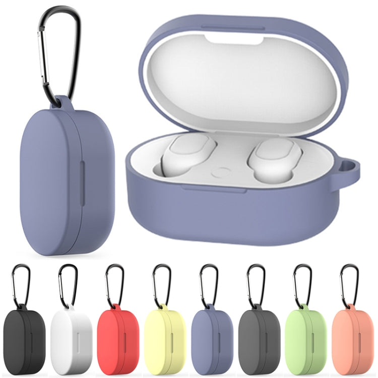 For Xiaomi Redmi AirDots & Xiaomi AirDots Youth Version Earphone Silicone Protective Case with Hook