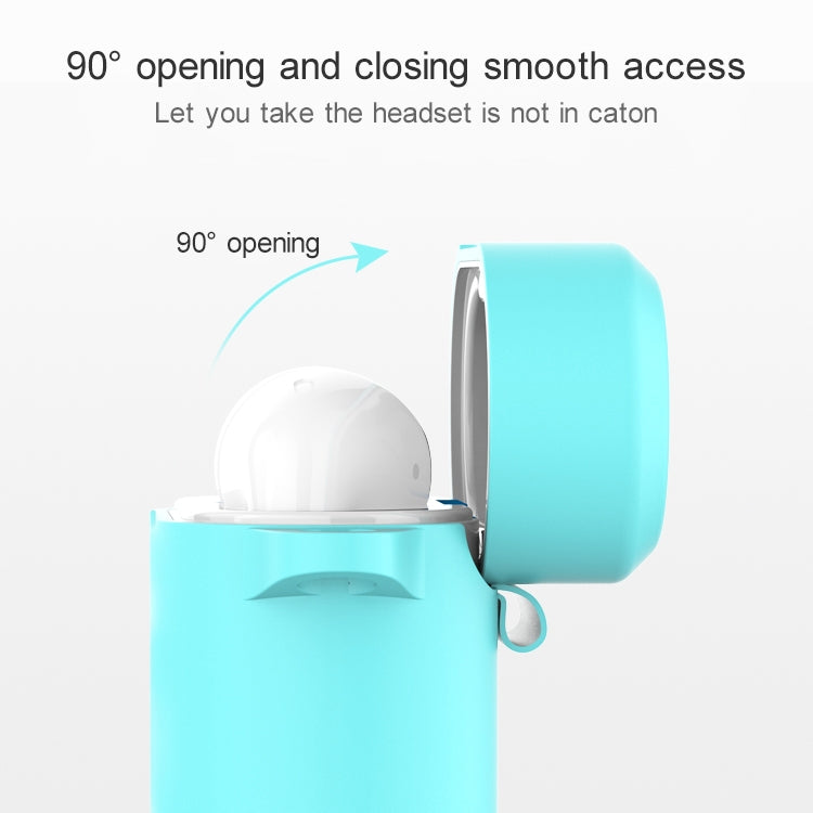 For Huawei Honor FlyPods / FlyPods Pro / FreeBuds2 / FreeBuds 3 in 1 Earphone Silicone Protective Case + Anti-lost Rope + Hook Set
