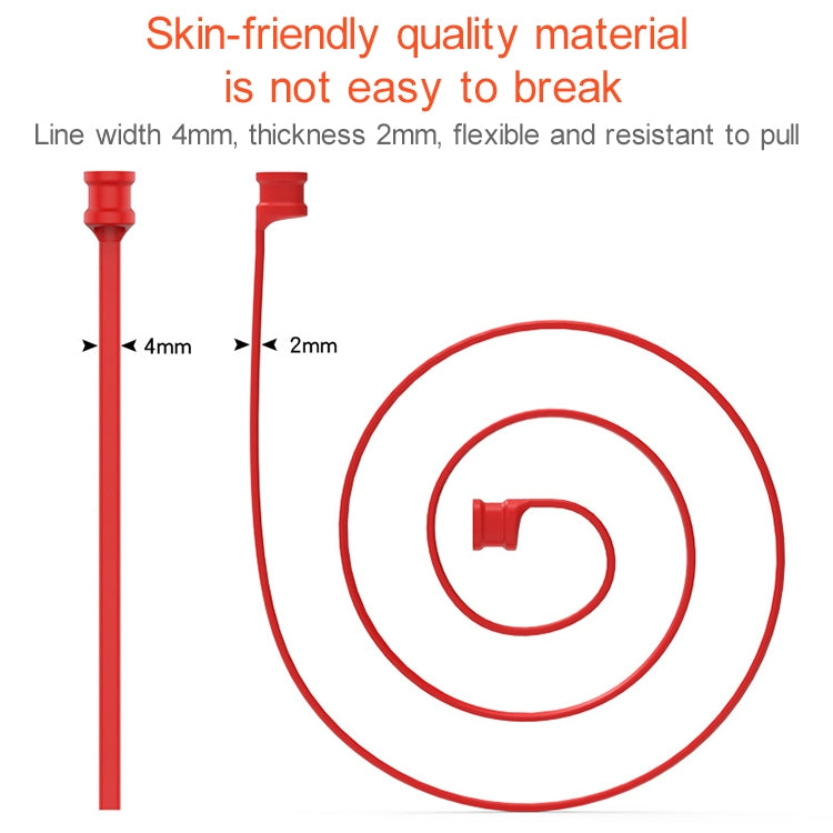 For Xiaomi Air 3 in 1 Earphone Silicone Protective Case + Anti-lost Rope + Hook Set