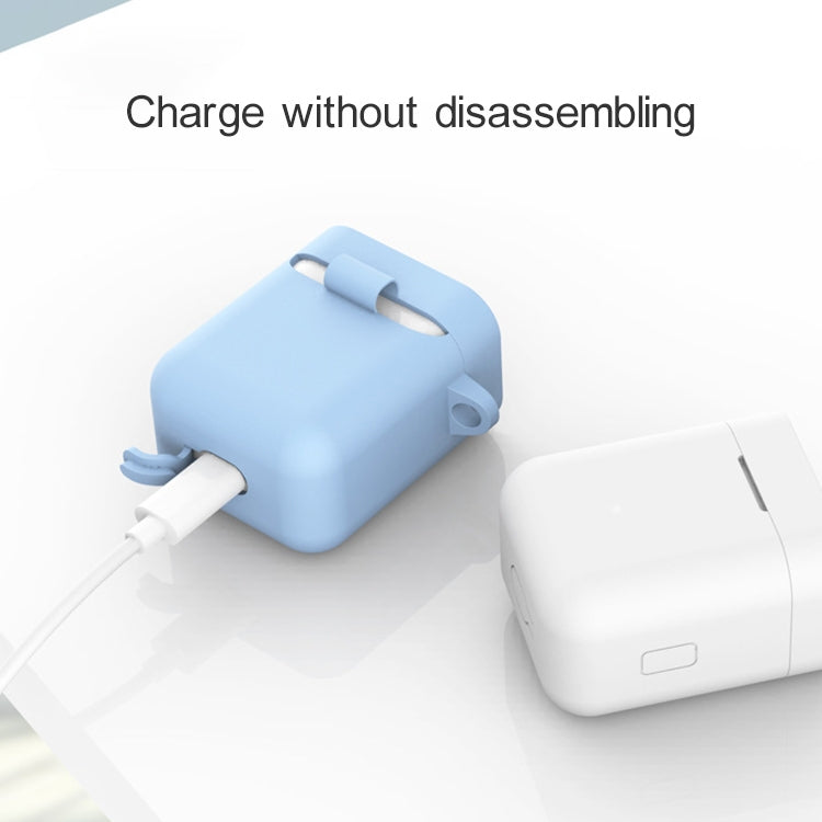 For Xiaomi Air 3 in 1 Earphone Silicone Protective Case + Anti-lost Rope + Hook Set