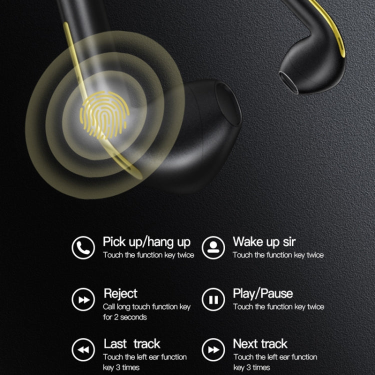 TOTUDESIGN EAUB-042 Shining Series Bluetooth 5.0 TWS Noise Cancelling Wireless Bluetooth Earphone
