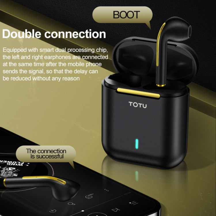TOTUDESIGN EAUB-042 Shining Series Bluetooth 5.0 TWS Noise Cancelling Wireless Bluetooth Earphone