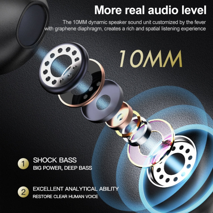 TOTUDESIGN EAUB-042 Shining Series Bluetooth 5.0 TWS Noise Cancelling Wireless Bluetooth Earphone