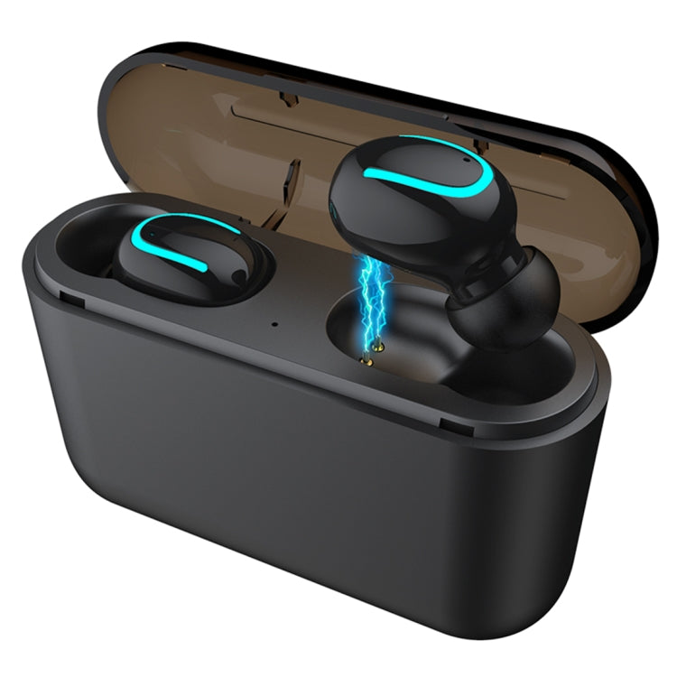 HBQ-Q32 TWS Bluetooth 5.0 Binaural Stereo Wireless Sports Bluetooth Earphone with Charging Box