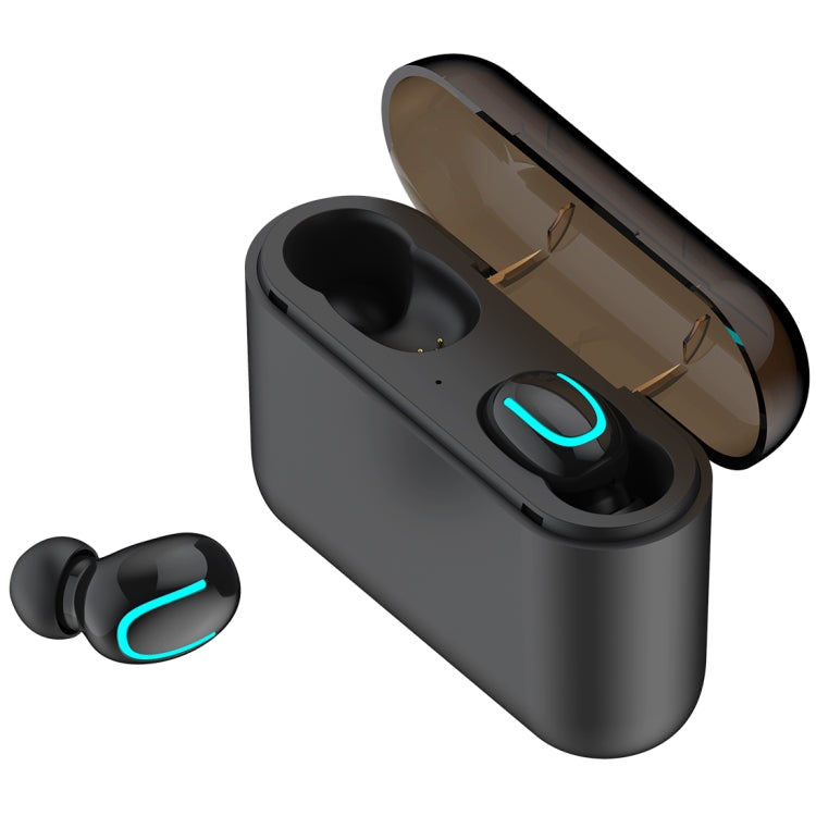 HBQ-Q32 TWS Bluetooth 5.0 Binaural Stereo Wireless Sports Bluetooth Earphone with Charging Box