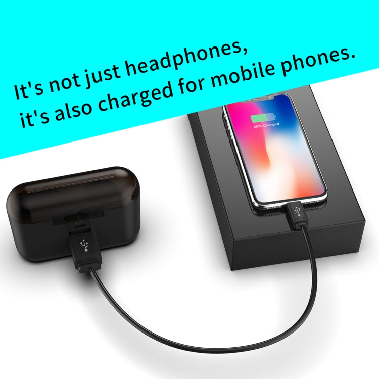 HBQ-Q32 TWS Bluetooth 5.0 Binaural Stereo Wireless Sports Bluetooth Earphone with Charging Box
