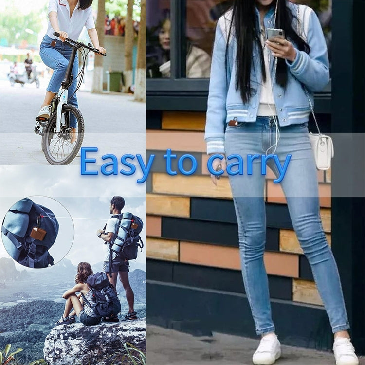 For Apple AirPods 1 / 2 PU Leather Waterproof Anti-drop Magnetic Closure Bluetooth Earphone Protection Cover, with Hook