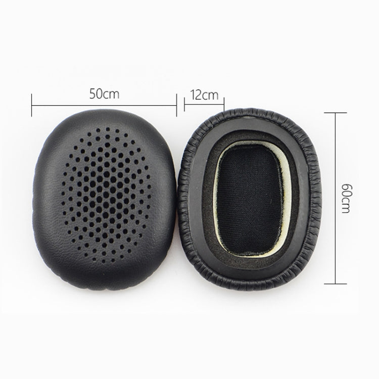 2 PCS For DENON MM200 Perforated Ventilation Version Protein Leather Cover Headphone Protective Cover Earmuffs