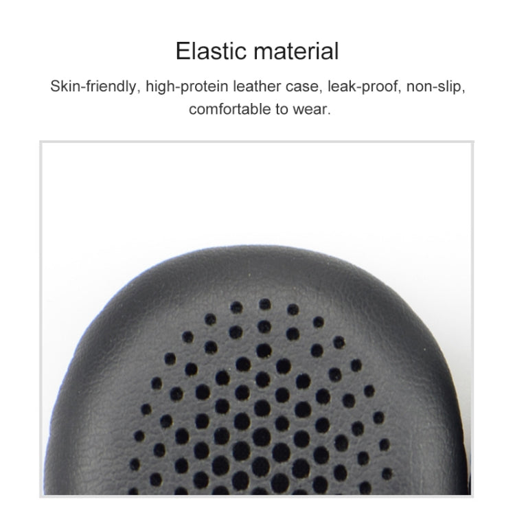 2 PCS For DENON MM200 Perforated Ventilation Version Protein Leather Cover Headphone Protective Cover Earmuffs