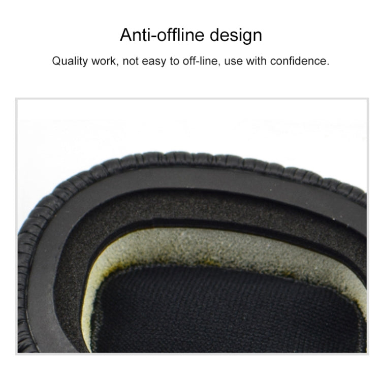 2 PCS For DENON MM200 Perforated Ventilation Version Protein Leather Cover Headphone Protective Cover Earmuffs