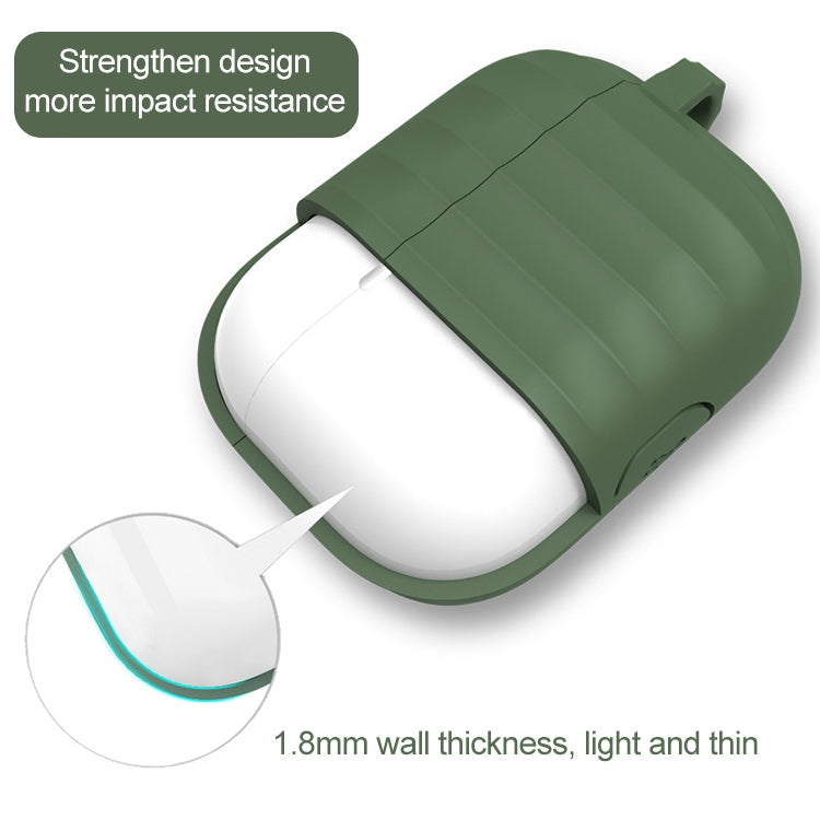 For AirPods Pro Silicone Wireless Earphone Protective Case Storage Box