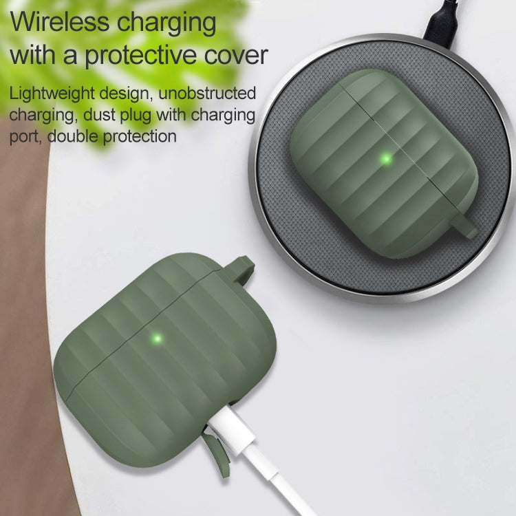 For AirPods Pro Silicone Wireless Earphone Protective Case Storage Box