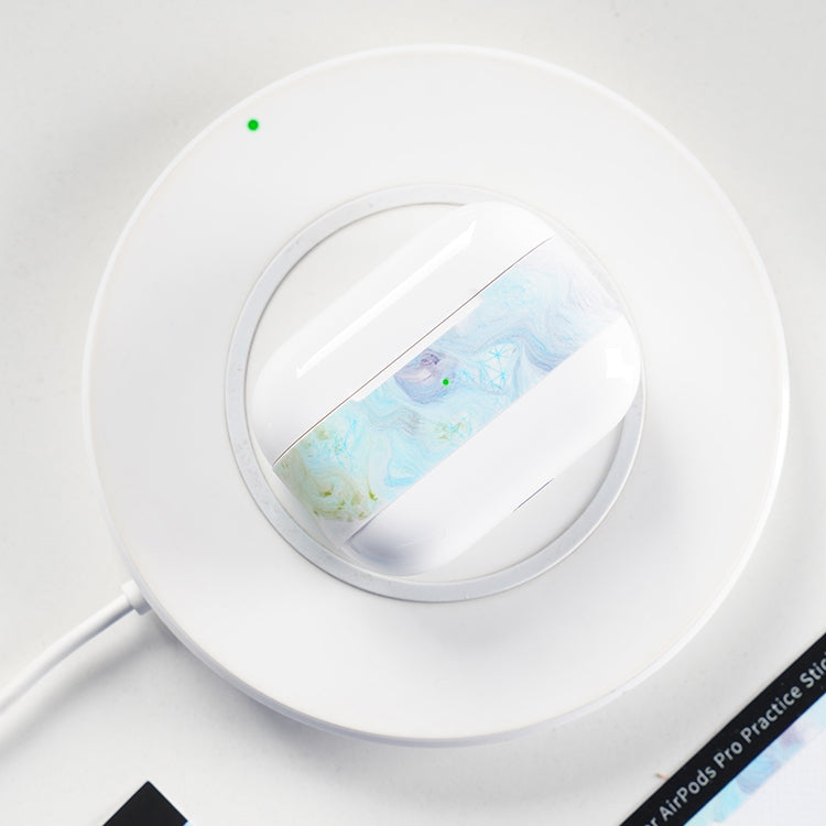For AirPods Pro Blue Starry Sky Pattern Wireless Earphone Protective Film Sticker