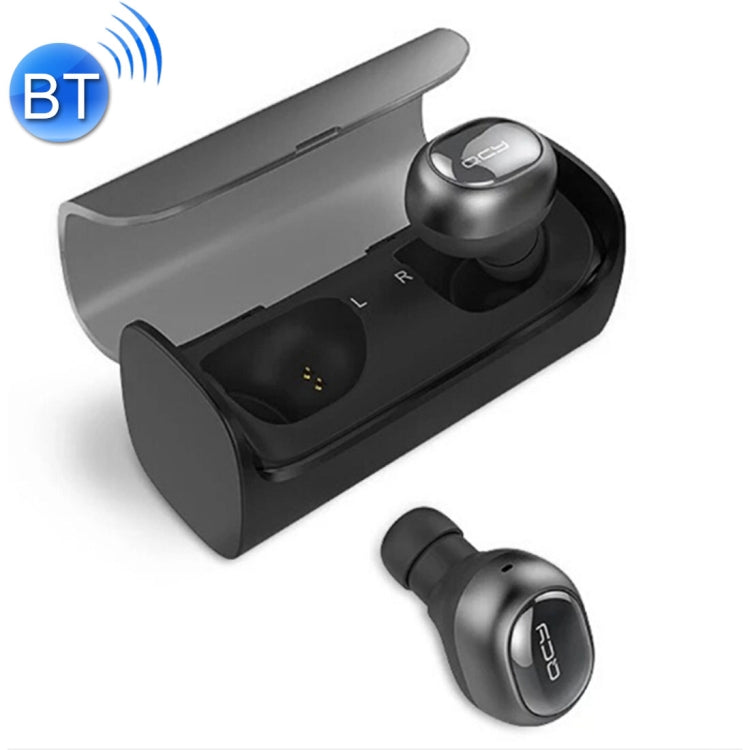 QCY Q29 Pro TWS Mini Wireless V4.1 Bluetooth Earphones with Mic, For iPad, iPhone, Galaxy, Huawei, Xiaomi, LG, HTC and Other Smart Phones(Black)