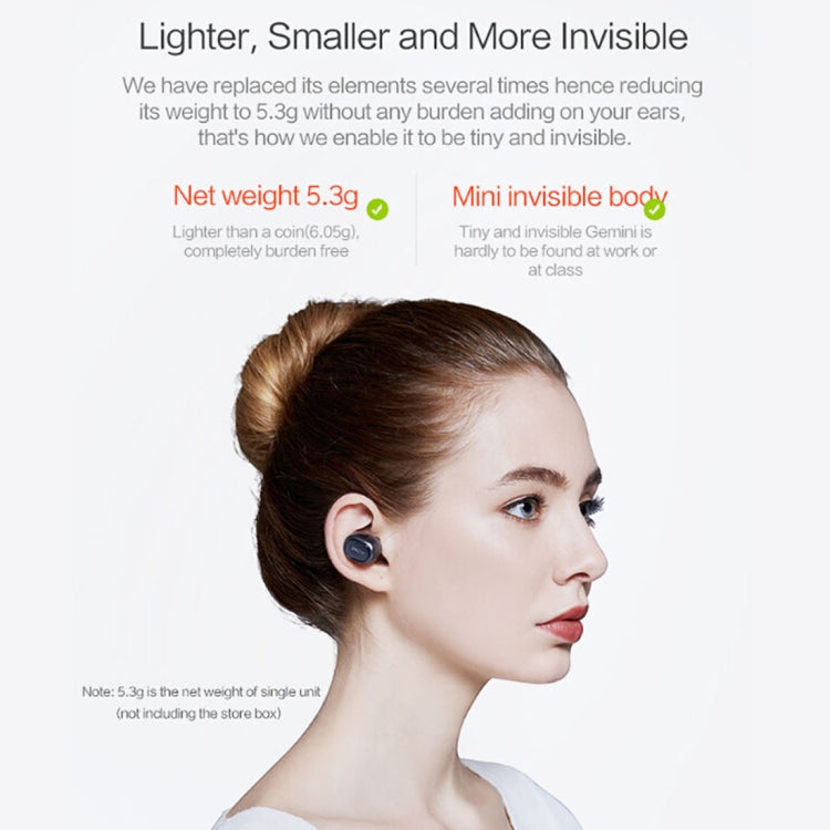 QCY Q29 Pro TWS Mini Wireless V4.1 Bluetooth Earphones with Mic, For iPad, iPhone, Galaxy, Huawei, Xiaomi, LG, HTC and Other Smart Phones(Black)