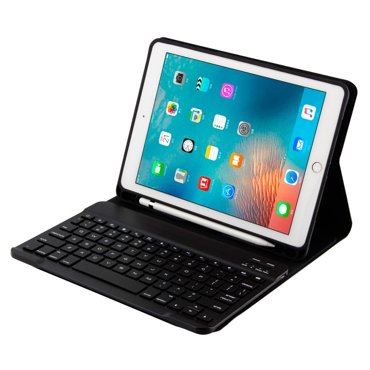 FT-1030E Bluetooth 3.0 ABS Brushed Texture Keyboard + Skin Texture Leather Tablet Case for iPad Air / Air 2 / iPad Pro 9.7 inch, with Pen Slot / Magnetic / Sleep Function