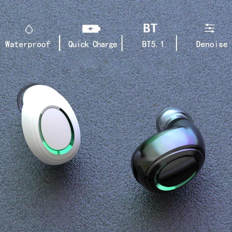MD06 Mini In-ear TWS Wireless Touch Digital Display Bluetooth Earphone