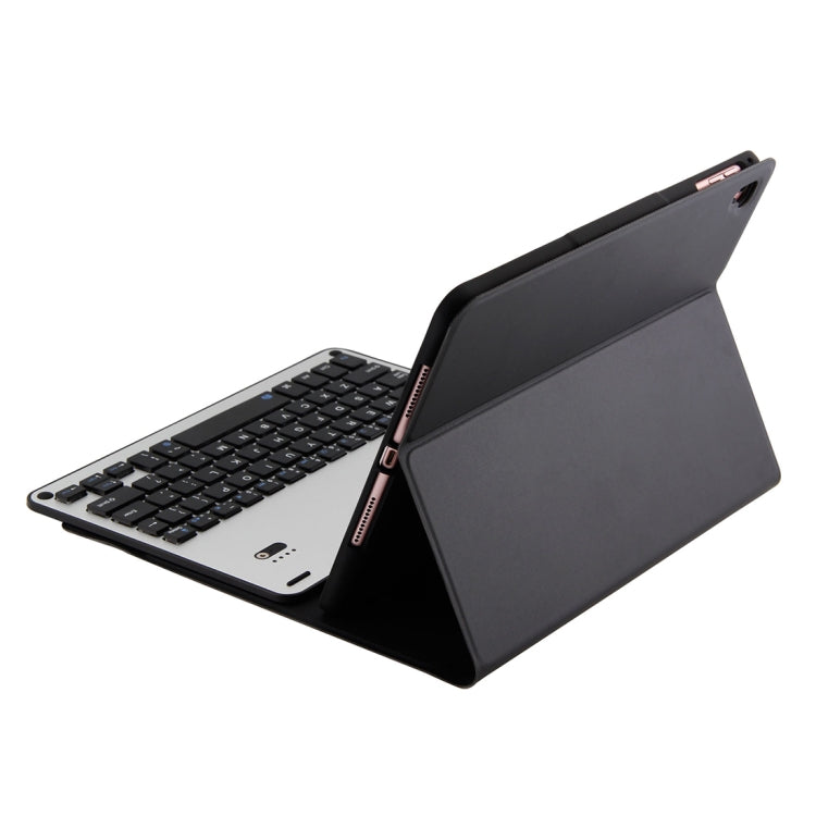 FT-1038E Detachable Bluetooth 3.0 Aluminum Alloy Keyboard + Lambskin Texture Leather Tablet Case for iPad Air / Air 2 / iPad Pro 9.7 inch, with Pen Slot / Water Repellent / Three-gear Angle Adjustment / Magnetic / Sleep Function