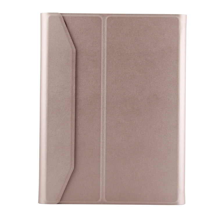FT-1038E Detachable Bluetooth 3.0 Aluminum Alloy Keyboard + Lambskin Texture Leather Tablet Case for iPad Air / Air 2 / iPad Pro 9.7 inch, with Pen Slot / Water Repellent / Three-gear Angle Adjustment / Magnetic / Sleep Function