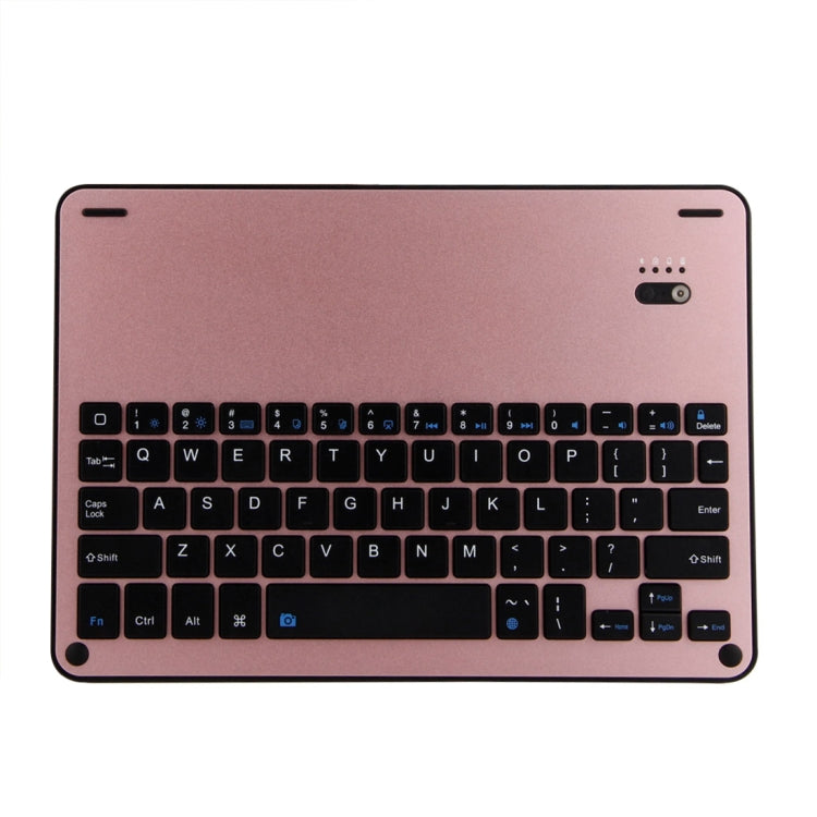 FT-1038E Detachable Bluetooth 3.0 Aluminum Alloy Keyboard + Lambskin Texture Leather Tablet Case for iPad Air / Air 2 / iPad Pro 9.7 inch, with Pen Slot / Water Repellent / Three-gear Angle Adjustment / Magnetic / Sleep Function