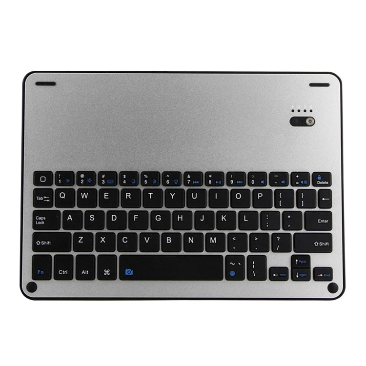 FT-1038E Detachable Bluetooth 3.0 Aluminum Alloy Keyboard + Lambskin Texture Leather Tablet Case for iPad Air / Air 2 / iPad Pro 9.7 inch, with Pen Slot / Water Repellent / Three-gear Angle Adjustment / Magnetic / Sleep Function