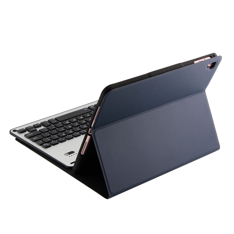 FT-1038E Detachable Bluetooth 3.0 Aluminum Alloy Keyboard + Lambskin Texture Leather Tablet Case for iPad Air / Air 2 / iPad Pro 9.7 inch, with Pen Slot / Water Repellent / Three-gear Angle Adjustment / Magnetic / Sleep Function