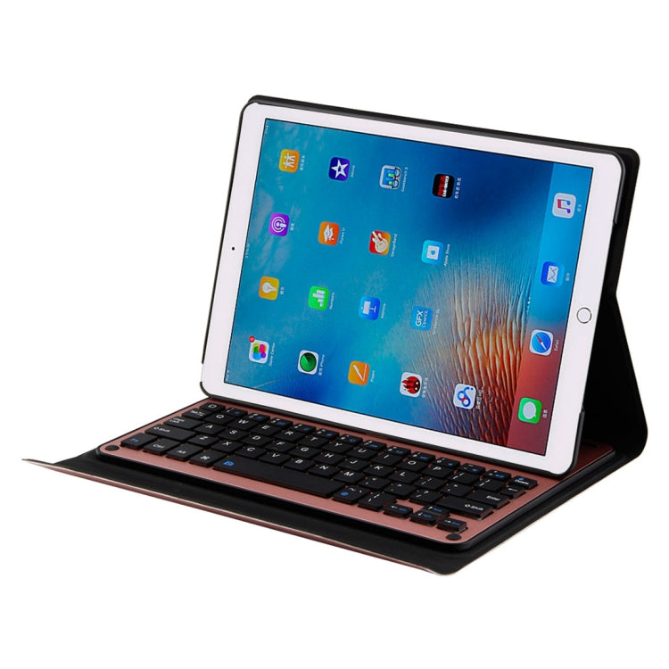FT-1039B Detachable Bluetooth 3.0 Aluminum Alloy Keyboard + Lambskin Texture Leather Tablet Case for iPad Pro 10.5 inch / iPad Air (2019), with Water Repellent / Three-gear Angle Adjustment / Magnetic / Sleep Function