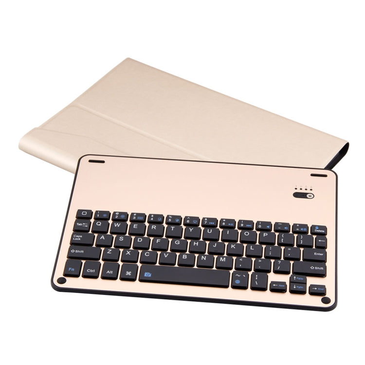 FT-1039B Detachable Bluetooth 3.0 Aluminum Alloy Keyboard + Lambskin Texture Leather Tablet Case for iPad Pro 10.5 inch / iPad Air (2019), with Water Repellent / Three-gear Angle Adjustment / Magnetic / Sleep Function