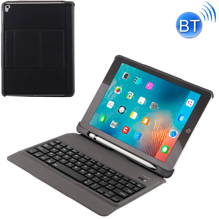 T-201 Detachable Bluetooth 3.0 Ultra-thin Keyboard + Lambskin Texture Leather Tablet Case for iPad Air / Air 2 / iPad Pro 9.7 inch, Support Multi-angle Adjustment