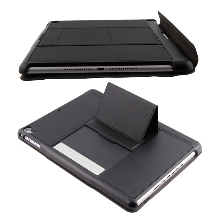 T-201 Detachable Bluetooth 3.0 Ultra-thin Keyboard + Lambskin Texture Leather Tablet Case for iPad Air / Air 2 / iPad Pro 9.7 inch, Support Multi-angle Adjustment
