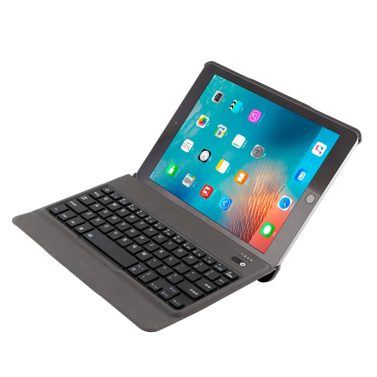 T-201 Detachable Bluetooth 3.0 Ultra-thin Keyboard + Lambskin Texture Leather Tablet Case for iPad Air / Air 2 / iPad Pro 9.7 inch, Support Multi-angle Adjustment