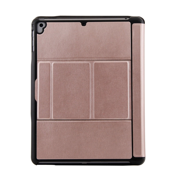 T-201 Detachable Bluetooth 3.0 Ultra-thin Keyboard + Lambskin Texture Leather Tablet Case for iPad Air / Air 2 / iPad Pro 9.7 inch, Support Multi-angle Adjustment