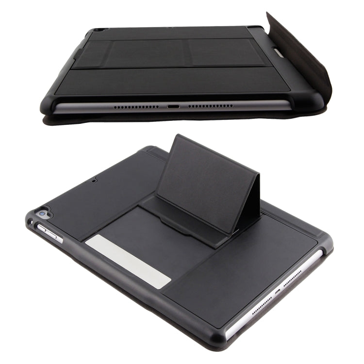 T-201D Detachable Bluetooth 3.0 Ultra-thin Keyboard + Lambskin Texture Leather Tablet Case for iPad Air / Air 2 / iPad Pro 9.7 inch, Support Multi-angle Adjustment / Backlight