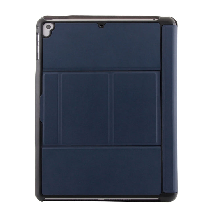 T-201D Detachable Bluetooth 3.0 Ultra-thin Keyboard + Lambskin Texture Leather Tablet Case for iPad Air / Air 2 / iPad Pro 9.7 inch, Support Multi-angle Adjustment / Backlight