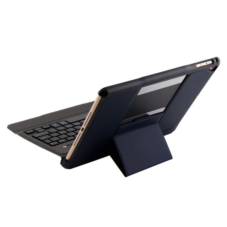 T-201D Detachable Bluetooth 3.0 Ultra-thin Keyboard + Lambskin Texture Leather Tablet Case for iPad Air / Air 2 / iPad Pro 9.7 inch, Support Multi-angle Adjustment / Backlight