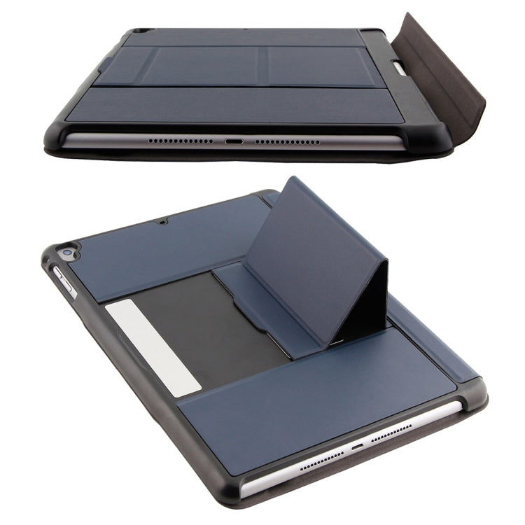 T-201D Detachable Bluetooth 3.0 Ultra-thin Keyboard + Lambskin Texture Leather Tablet Case for iPad Air / Air 2 / iPad Pro 9.7 inch, Support Multi-angle Adjustment / Backlight