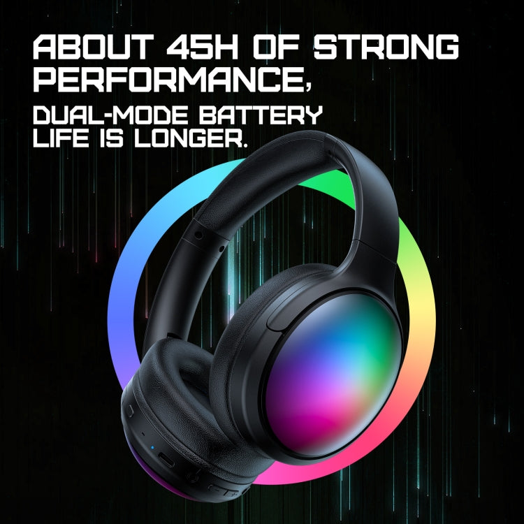 ONIKUMA B3 Bluetooth 5.3 Foldable Wireless Bluetooth Headphone with Microphone  - Black