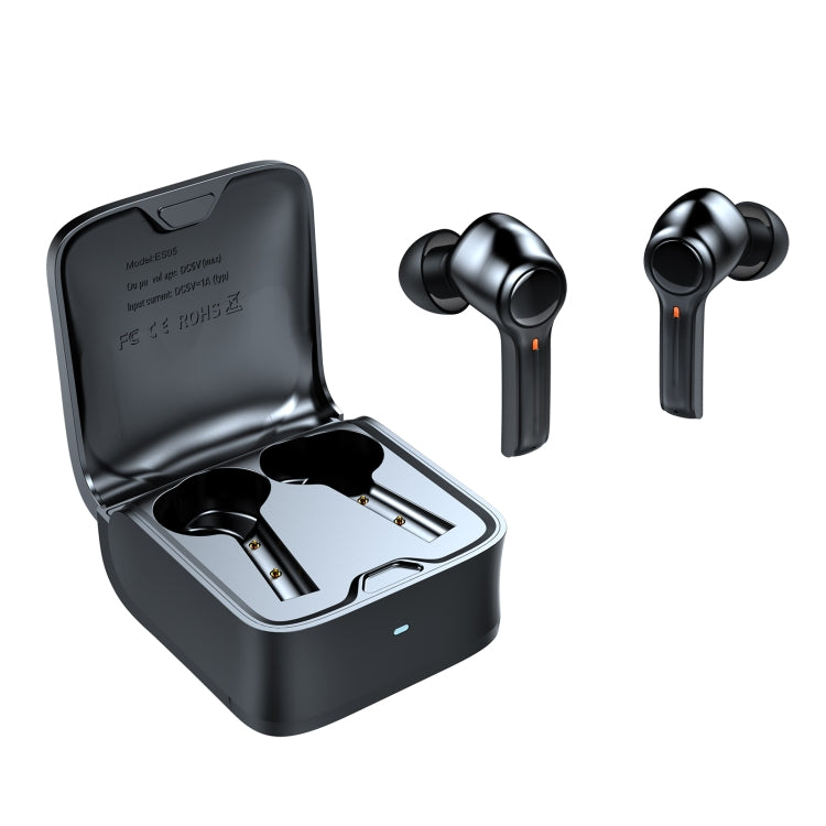 ES05 Bluetooth 5.1 ANC Noise Reduction True Wireless Stereo Bluetooth Earphone (Black)