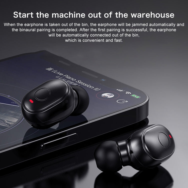 TG911 Bluetooth 5.0 Mini Invisible Intelligent Noise Reduction True Wireless Stereo Bluetooth Earphone