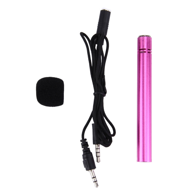 Mini Home KTV Handheld Microphone for Smart Phone, Tablet or Other Audio Device with 3.5mm Earphone Port, Cable Length: 1.2M
