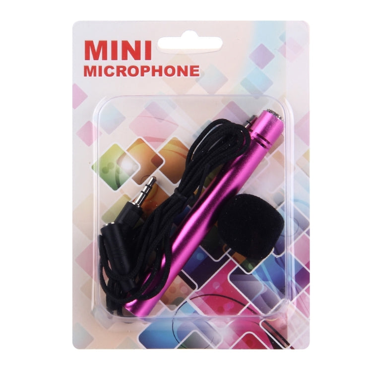 Mini Home KTV Handheld Microphone for Smart Phone, Tablet or Other Audio Device with 3.5mm Earphone Port, Cable Length: 1.2M