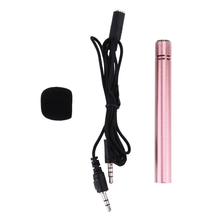 Mini Home KTV Handheld Microphone for Smart Phone, Tablet or Other Audio Device with 3.5mm Earphone Port, Cable Length: 1.2M