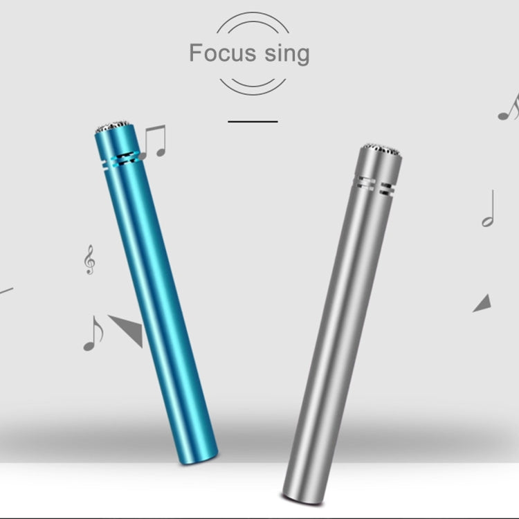 Mini Home KTV Handheld Microphone for Smart Phone, Tablet or Other Audio Device with 3.5mm Earphone Port, Cable Length: 1.2M