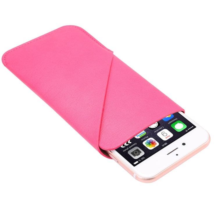 4.8 inch Universal Elephant Skin Texture Vertical Style Pouch Case Bag with Card Slot for  iPhone 8 & 7  / iPhone 6 & 6s, Galaxy S4 / S3, Huawei, etc.