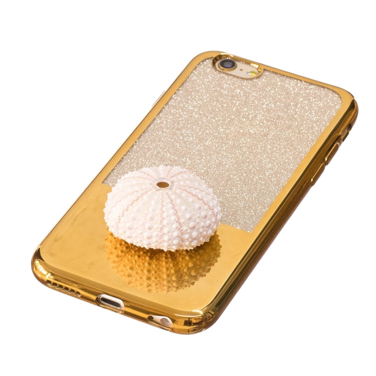 For iPhone 6 & 6S Electroplating Mirror TPU Protective Back Cover Case