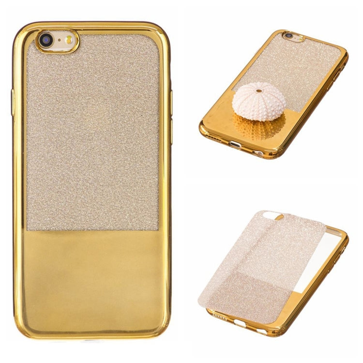 For iPhone 6 & 6S Electroplating Mirror TPU Protective Back Cover Case