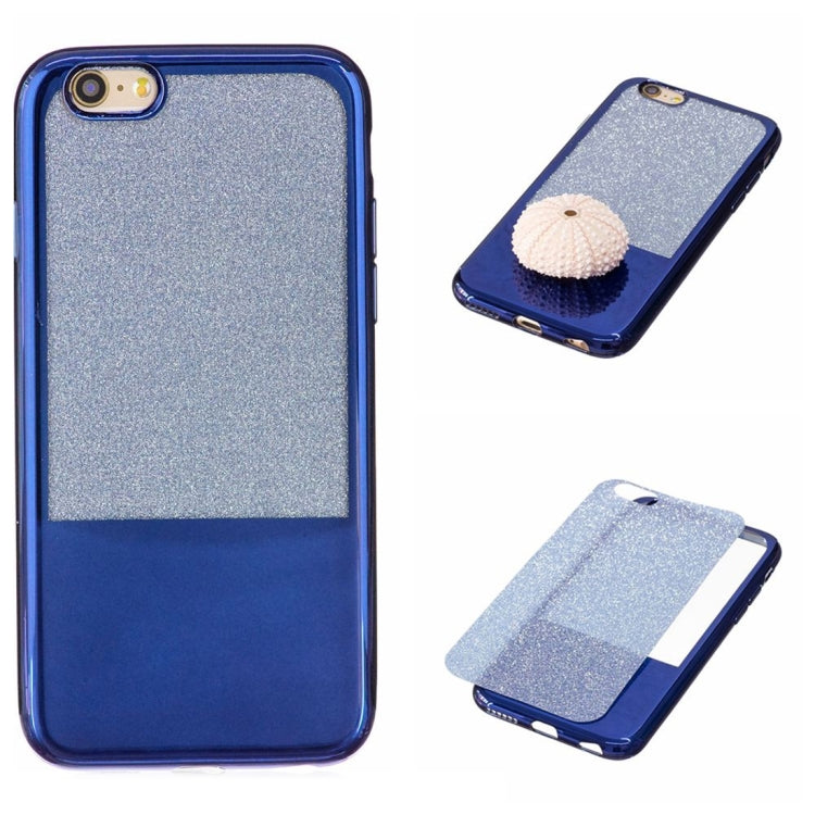 For iPhone 6 & 6S Electroplating Mirror TPU Protective Back Cover Case