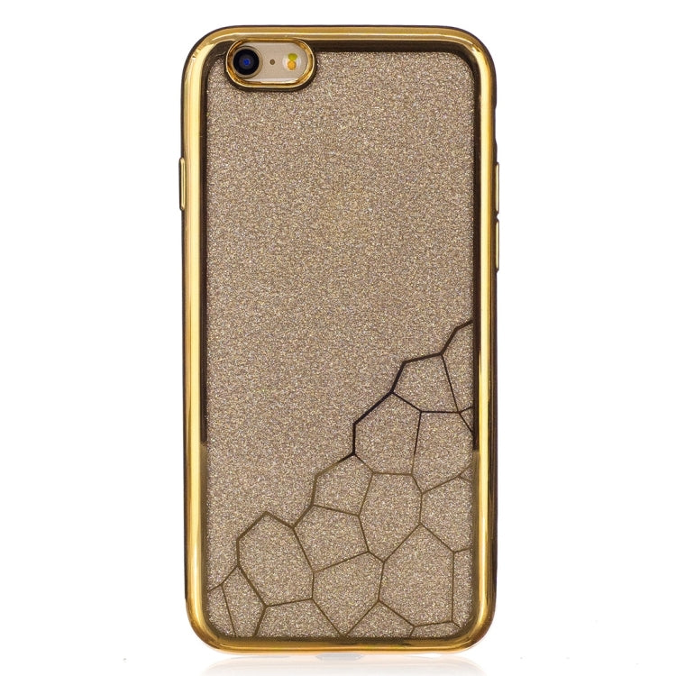 For iPhone 6 & 6s Electroplating Small Cubes TPU Protective Back Cover Case