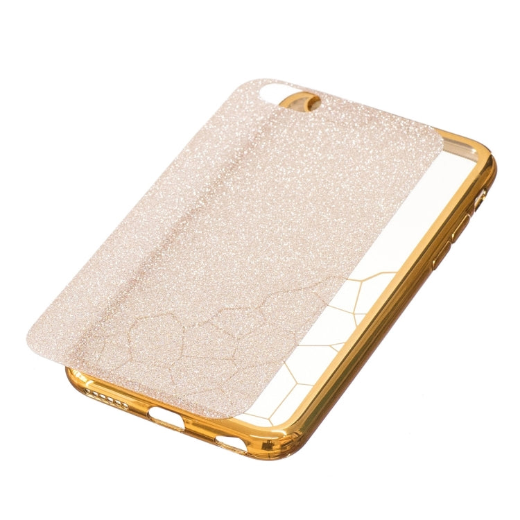 For iPhone 6 & 6s Electroplating Small Cubes TPU Protective Back Cover Case