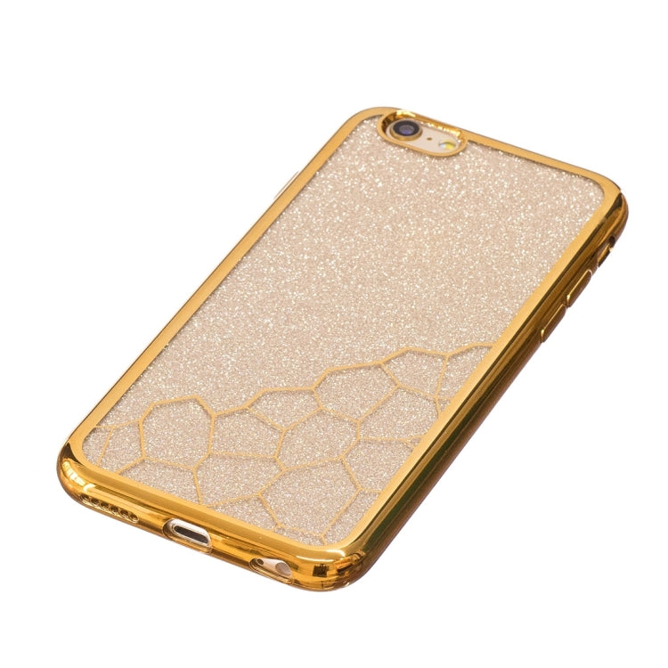 For iPhone 6 & 6s Electroplating Small Cubes TPU Protective Back Cover Case